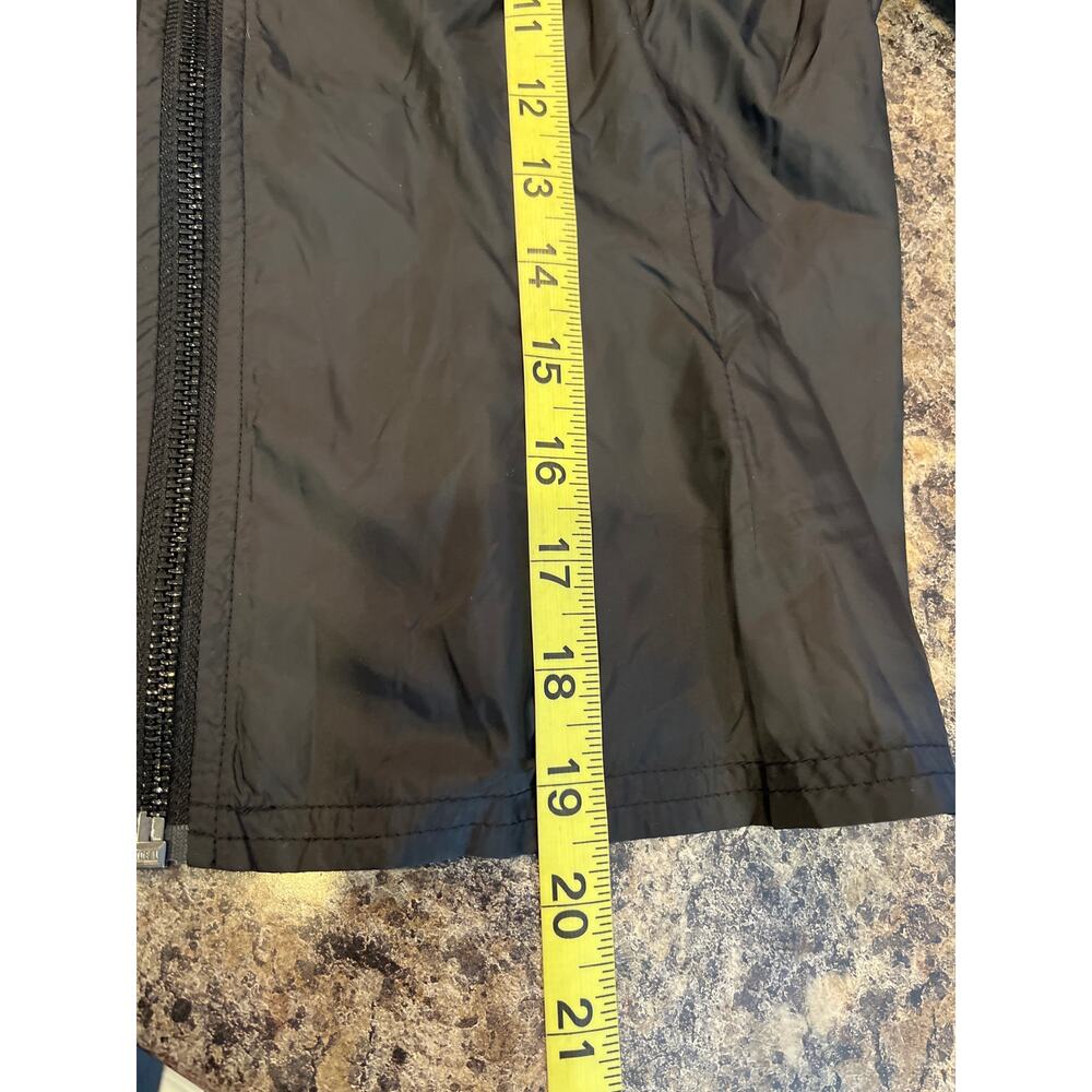 Good American NEW Black Sheer Pleat Windbreaker Jacket Size XS (0) - Picture 8 of 8